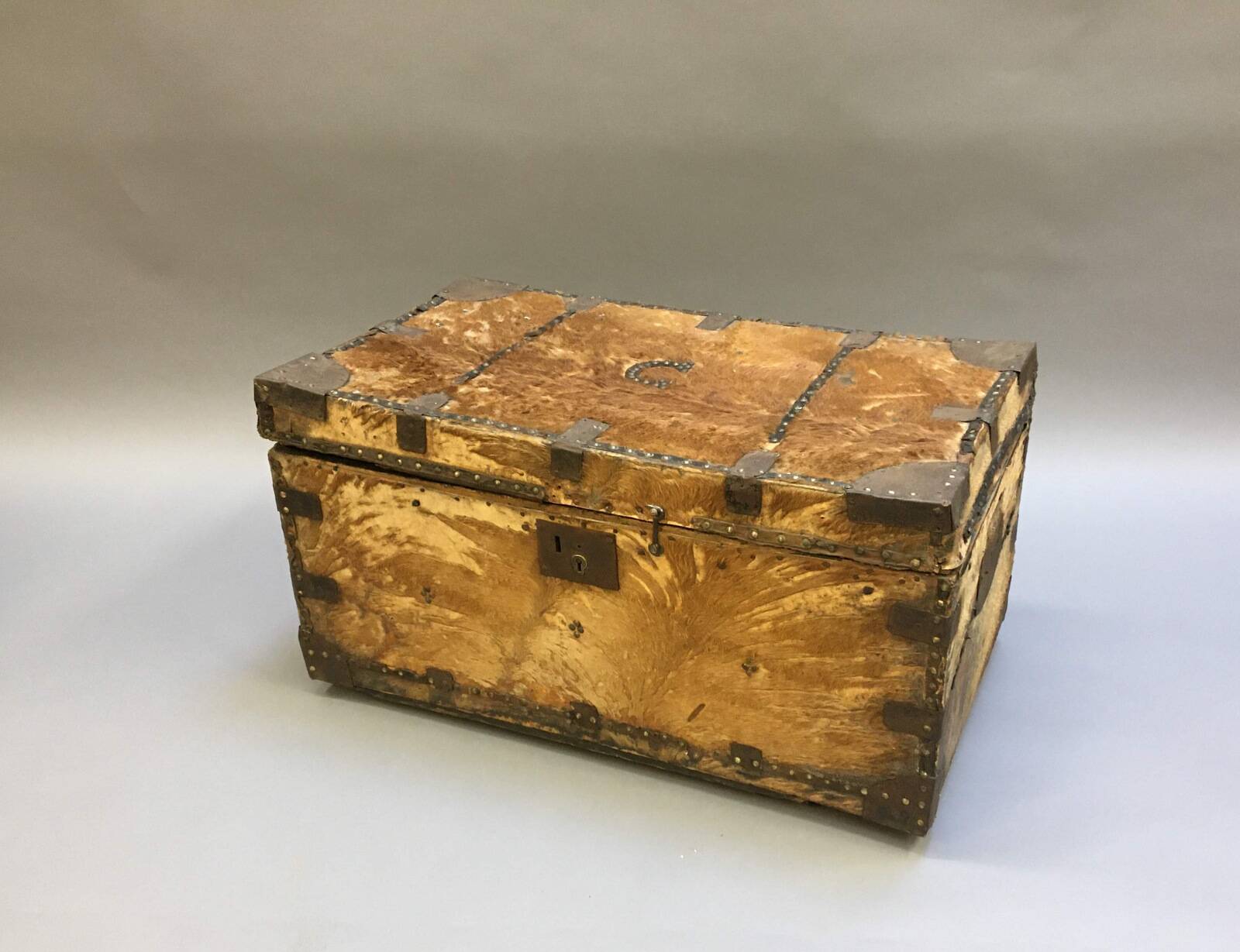 19th Century Studded Trunk