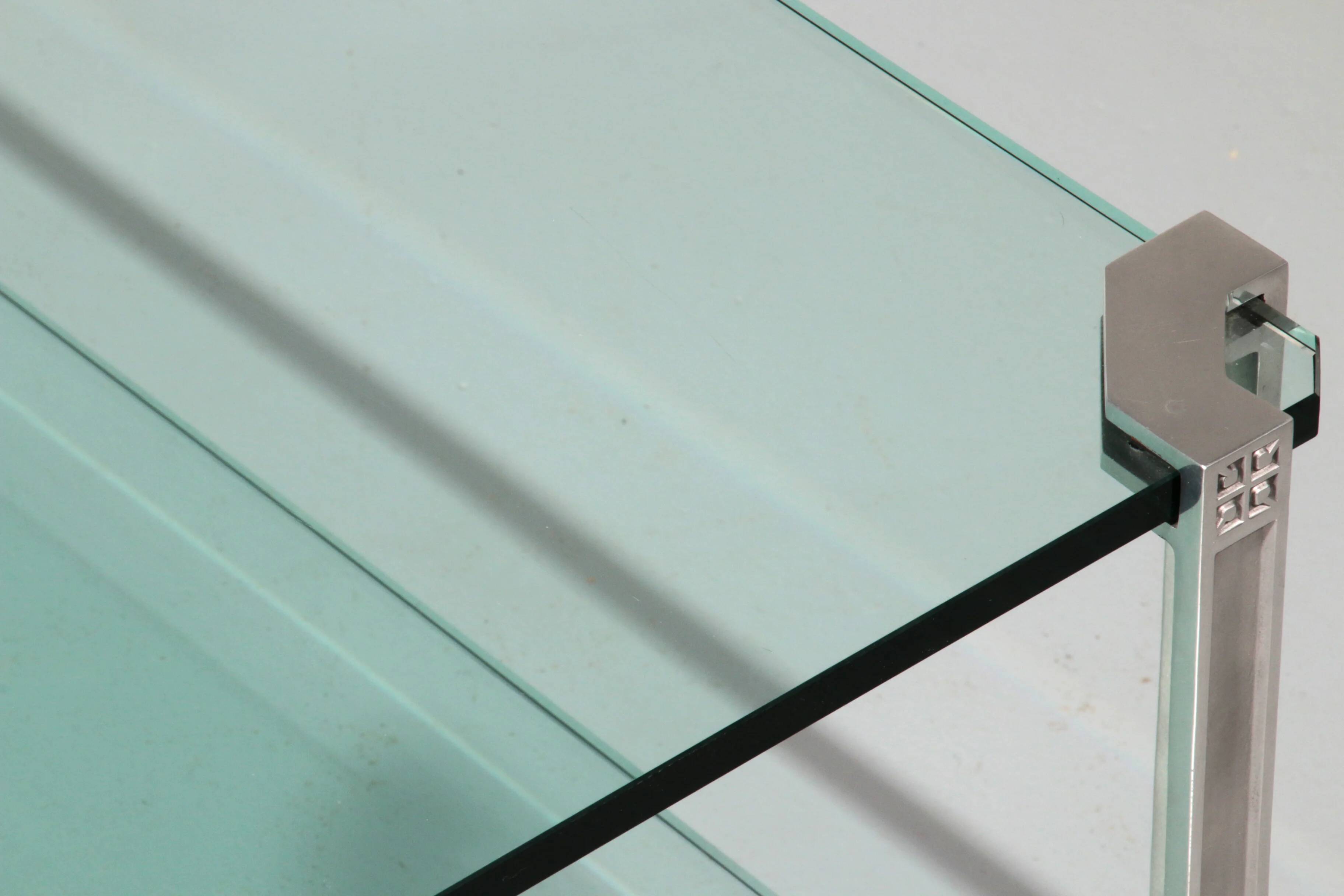 Large coffee table by Peter Ghyczy, model T24 (120x120x45)