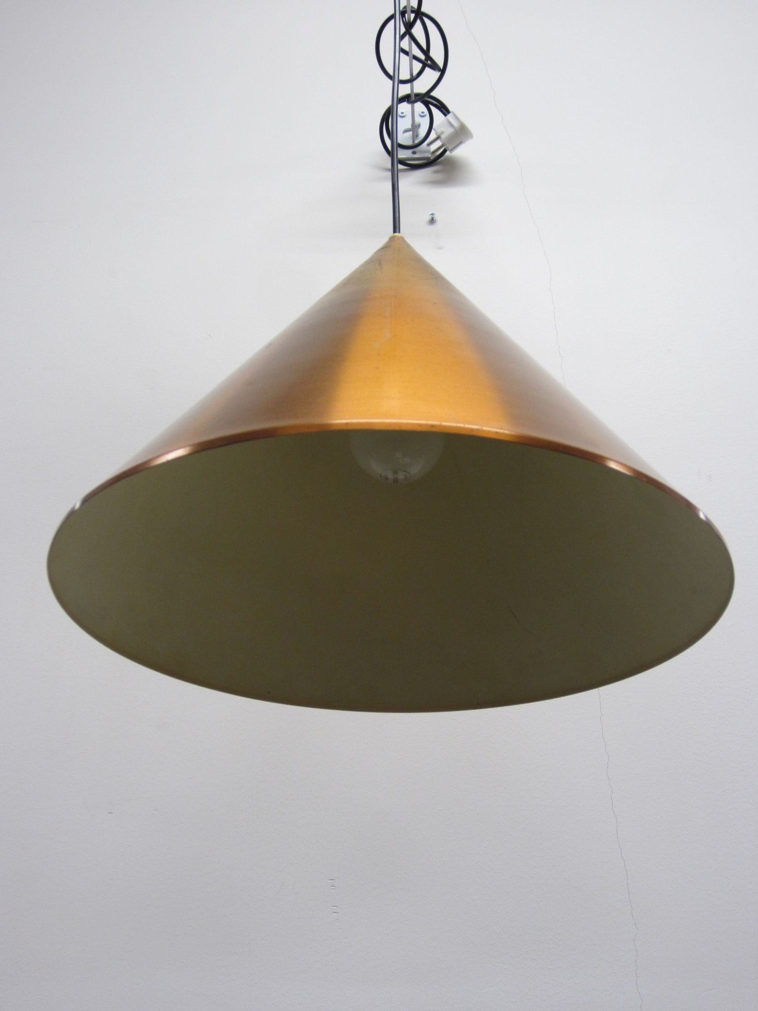 Hans-Agne Jakobsson Scandinavian copper pendant light