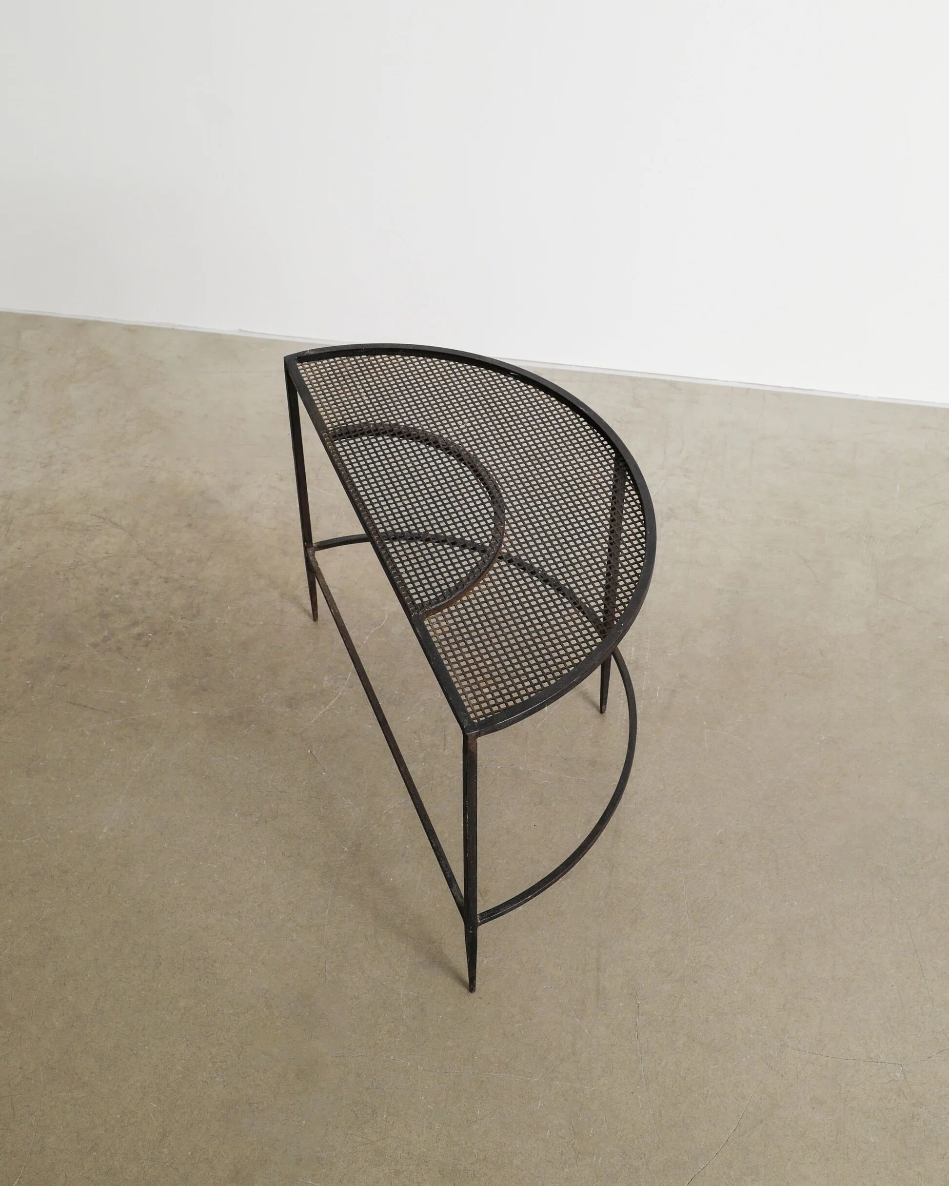 Decorative French Mid Century Side Console Table by Mathieu Matégot, 1950s