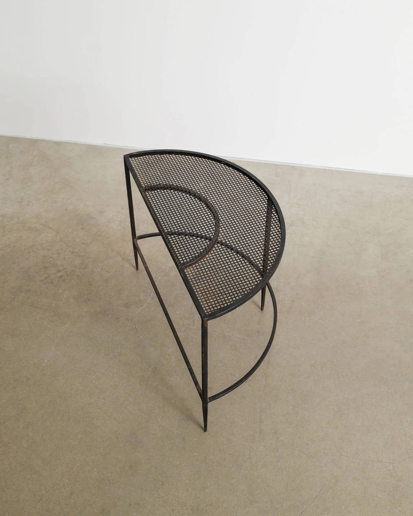 Decorative French Mid Century Side Console Table by Mathieu Matégot, 1950s