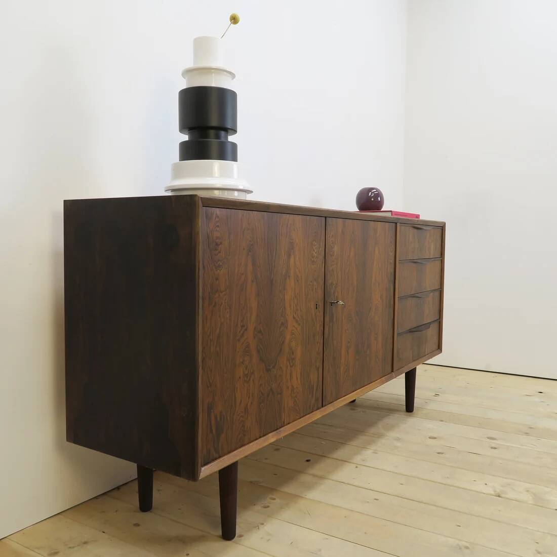 Rosewood sideboard by Erling Torvits for Klim Møbelfabrik, Denmark 1960.