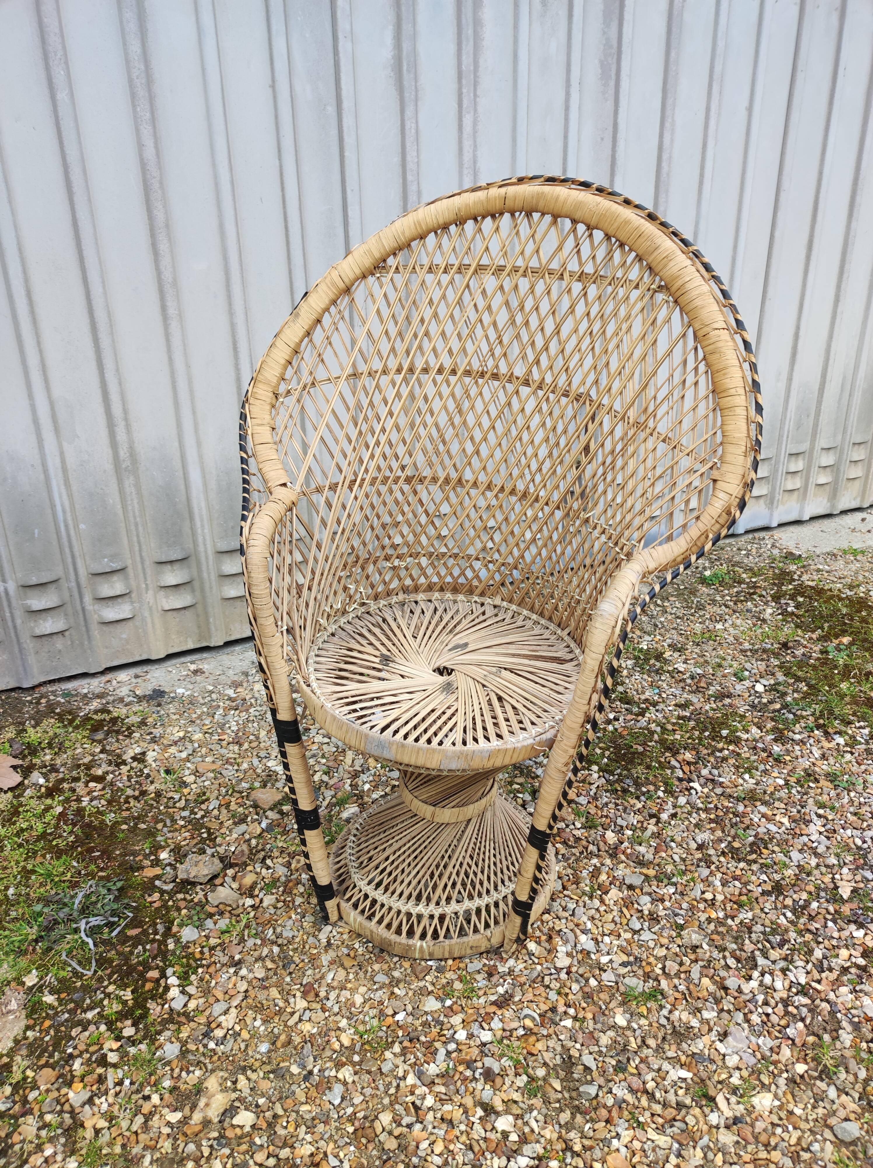 Vintage Emmanuelle style children's armchair