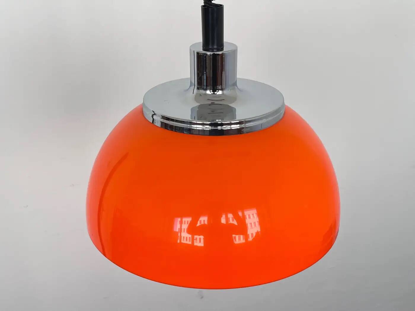 Midcentury plastic design pendant by Meblo, Harvey Guzzini, Italy, 1970s