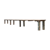 Wooden bench