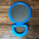 Mirror to pose vintage turquoise blue