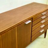Enfilade en teck vintage de Blanc et Newto