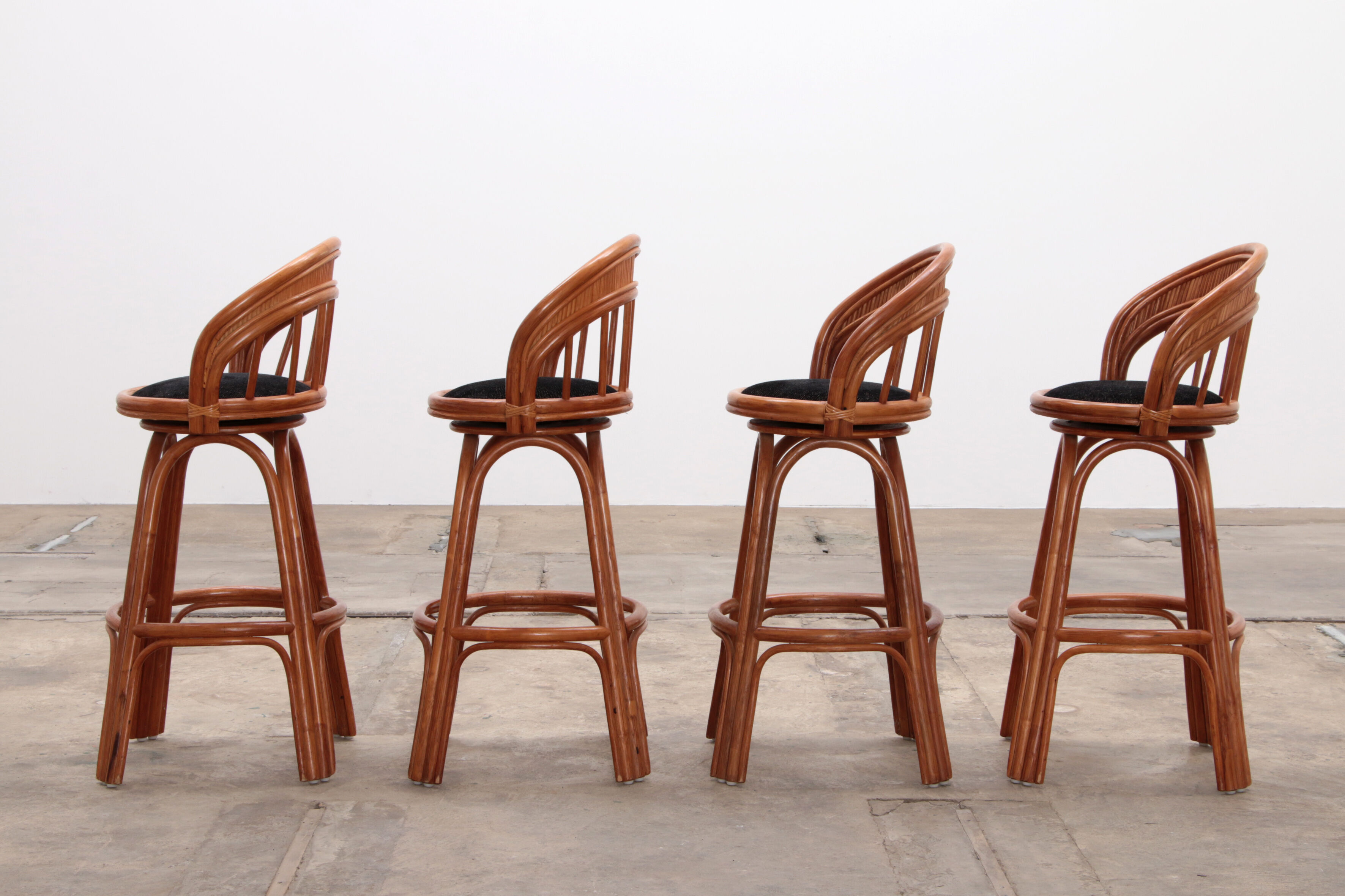 Bamboo bar stools 1970 France