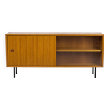 Buffet vintage en teck avec portes coulissantes, 1971