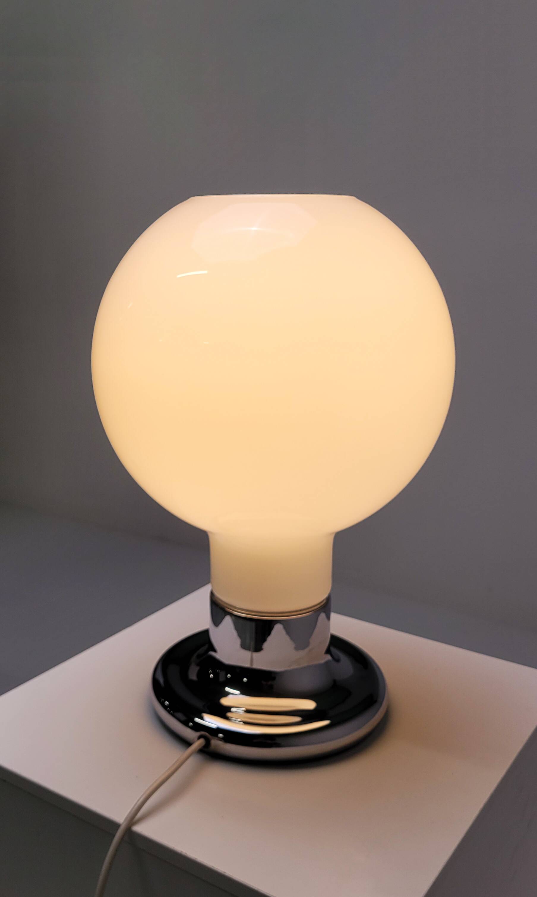 Glass Dome Table Lamp by Cosack Leuchten