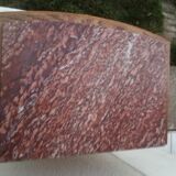 Art deco bedside table top marble door on the left