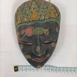 Masque de décoration en bois, Bali