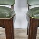 Set of 8 Art Decò oak dining chairs, 1950