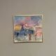 Original Swedish Oil on Panel – “Figure in Landscape” by Poul K. Jörgensen