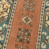5x8 Shades Of Copper Green Vintage Oushak Rug, 146x227Cm SKU 24356