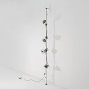 Lampe de sol chrome allant du sol au plafond, années 1970