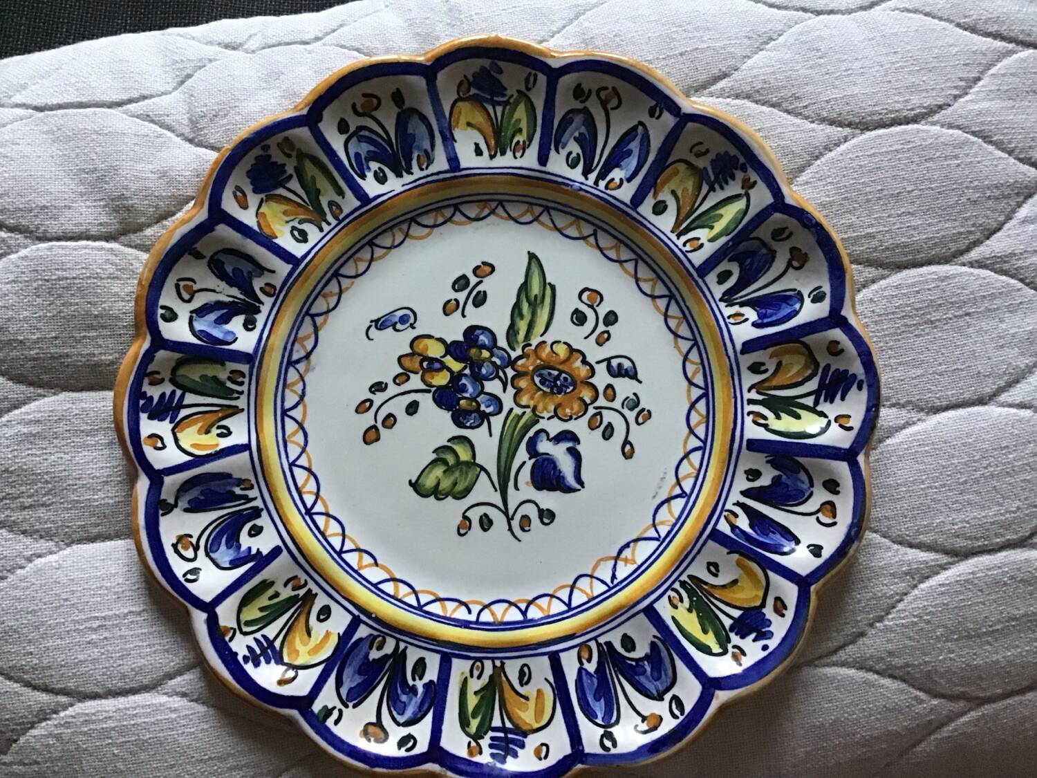Ceramic plate S. Mora