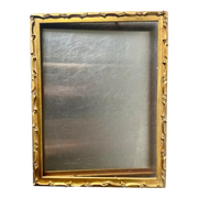 Antique art nouveau frame gilded wood measurements 25.5 cm x 19.5 cm
