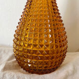 Carafe italienne Empoli pointes diamant 1970