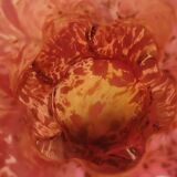 Paire anciens grands vases verre de Clichy