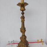 Pied de lampe en laiton