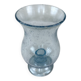 Bougeoir en verre bullé Biot