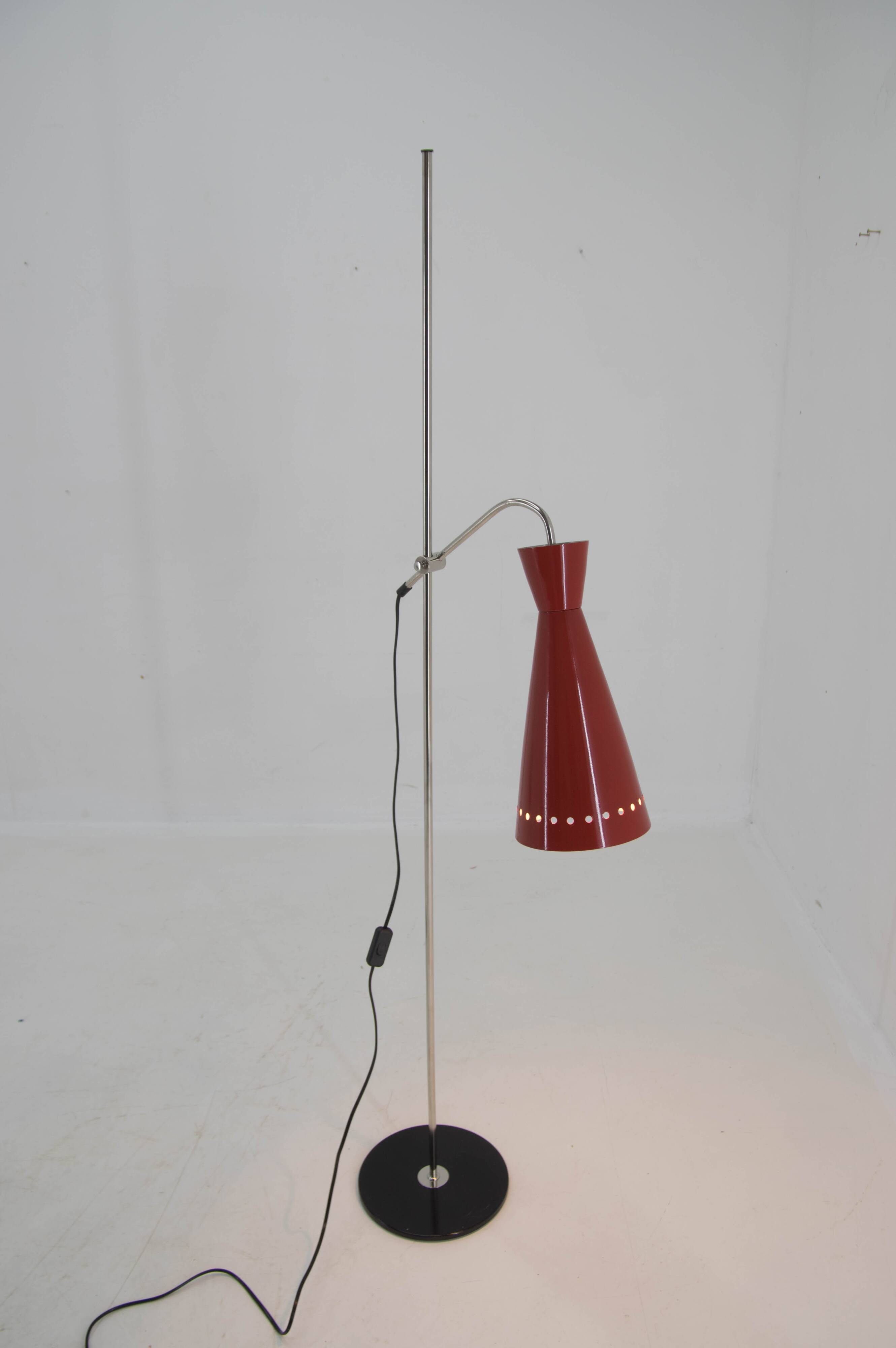 Space Age Floor Lamp, Czechoslovakia, 1960s