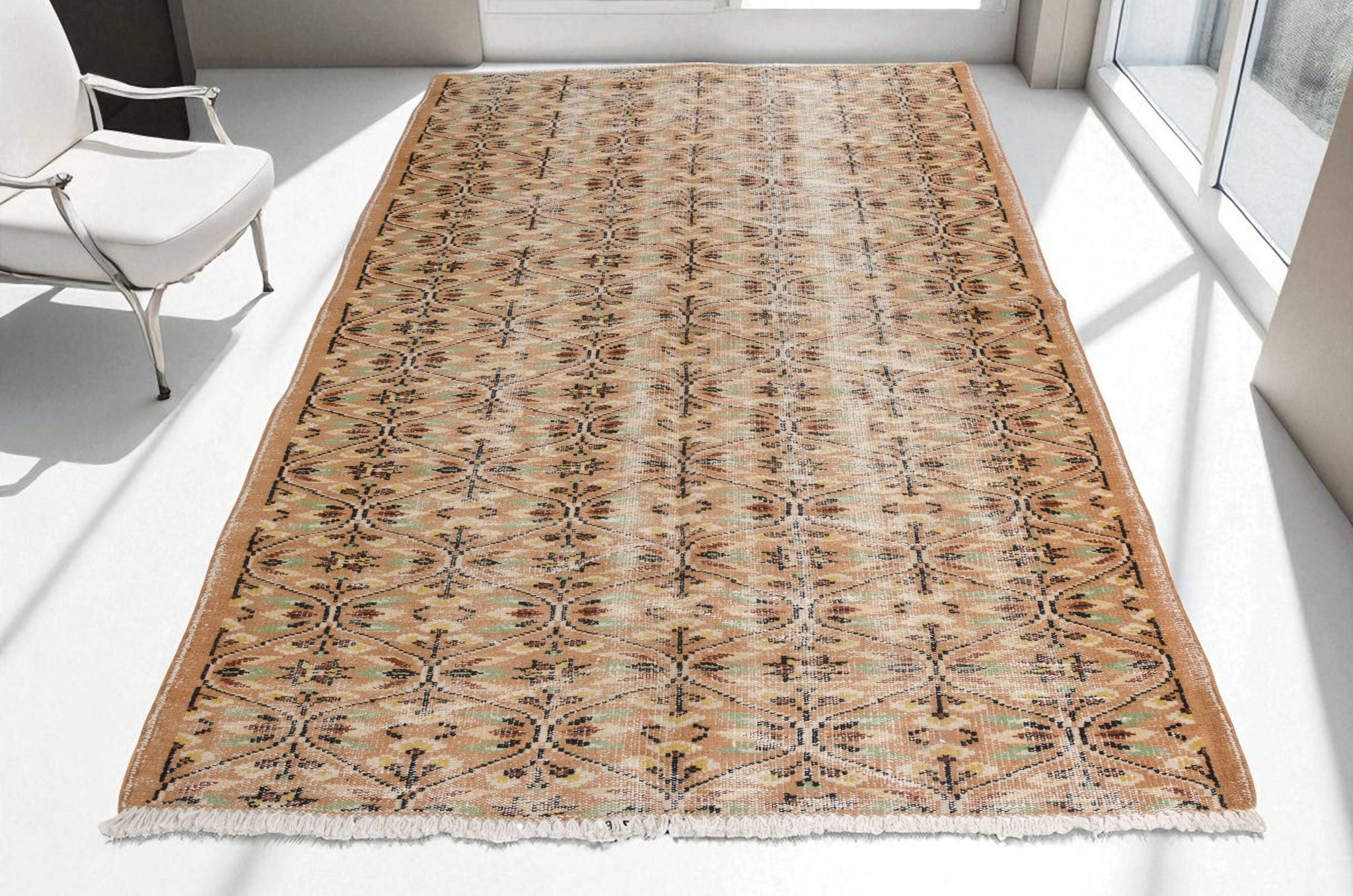 Tapis en laine noué à la main Oushak sku 850