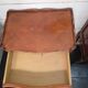 Pair of Louis XV style bedside tables in cherry wood marquetry.