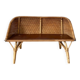 Vintage rattan children's bench