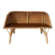 Vintage rattan children's bench