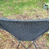 Fauteuil de jardin tressage naturelle