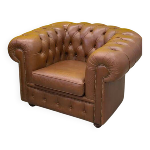 Fauteuil Chesterfield - cuir
