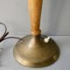 Lamp in wood, metal and opaline, Art Deco