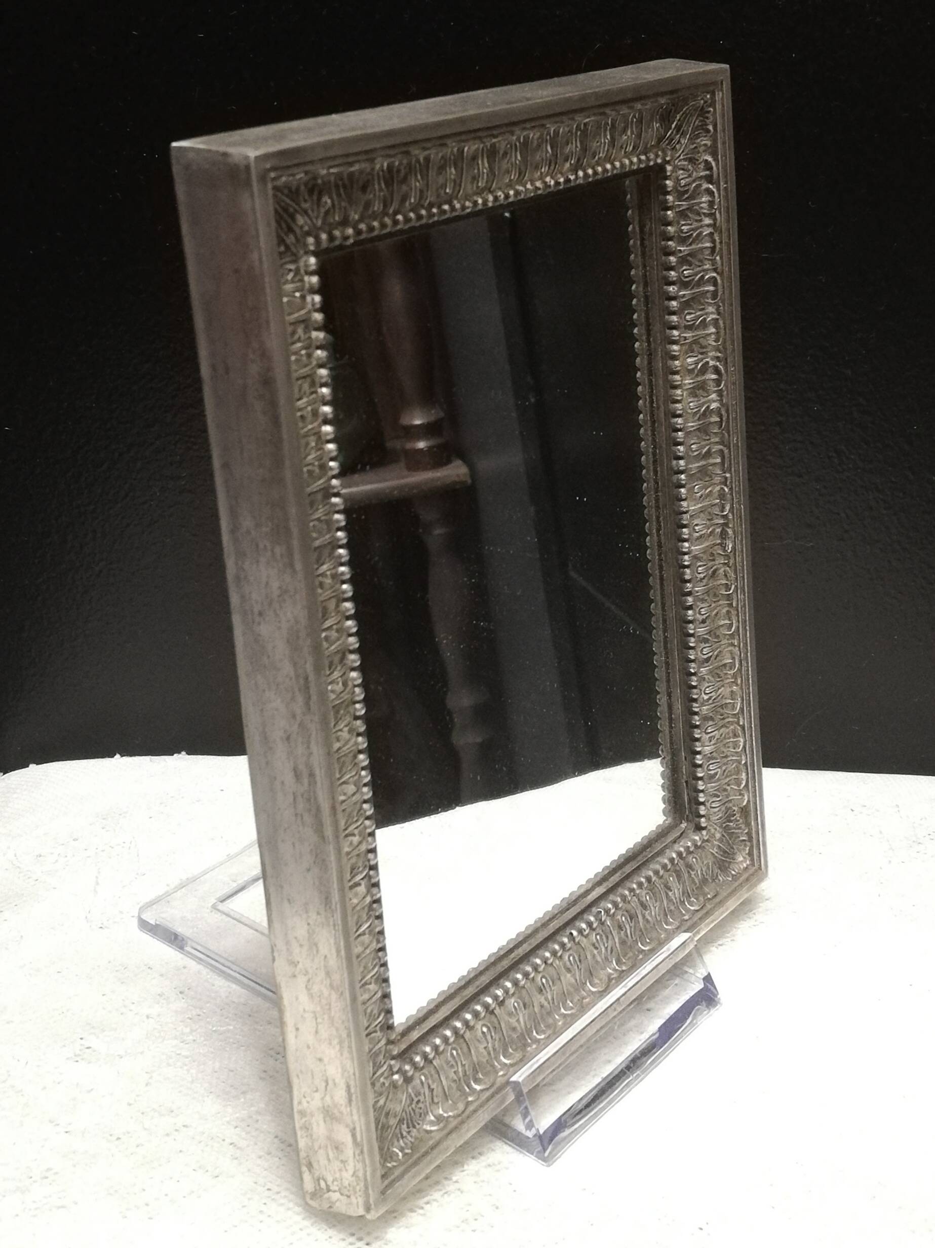 Silver bronze mirror