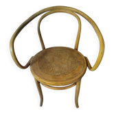 Antique Fischel armchair in bent wood