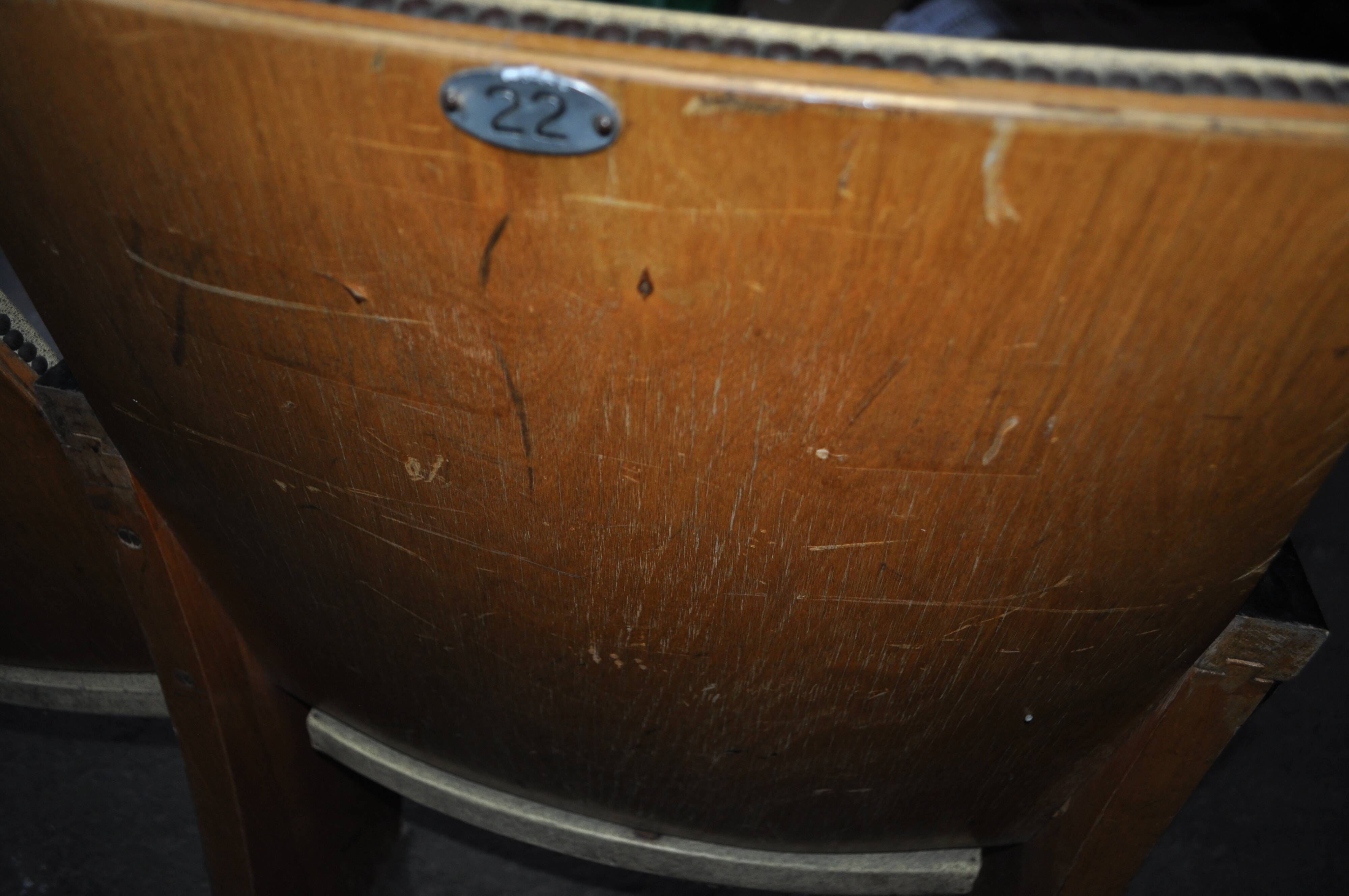 Mid century hungarian cinema seat, circa 1950s