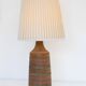 Lampe de table en céramique scandinave moderne du milieu du siècle par Anagrius, années 1970.