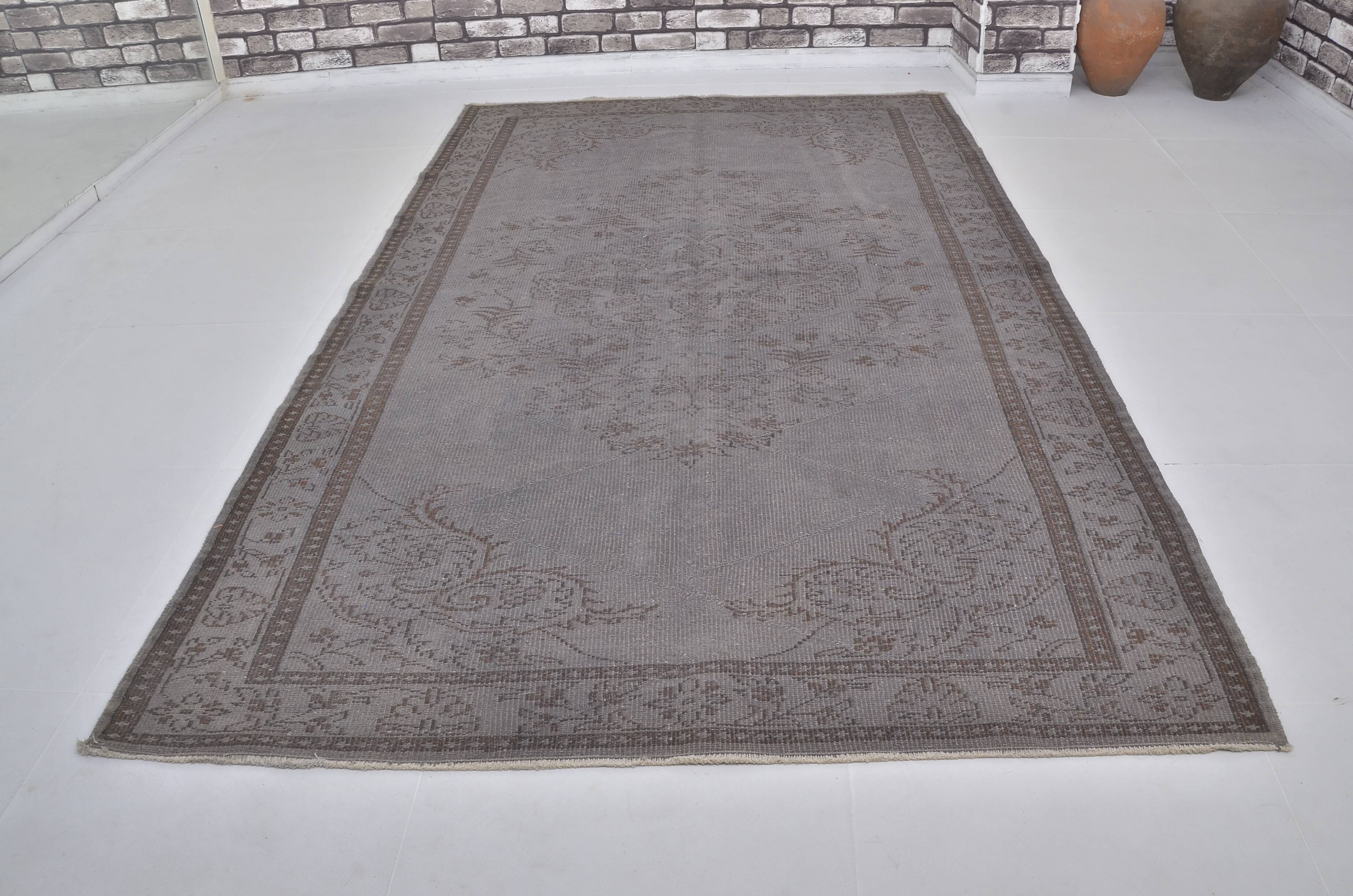 Oushak Vintage Floor Carpet sku 3998