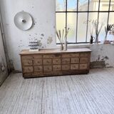 1950s workshop furniture in pine