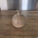 Small round vase soliflore, crackled glazed stoneware, ceramist seal.