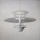 Special xl danish frandsen belysning ceiling lamp *** type 9010-p *** white
