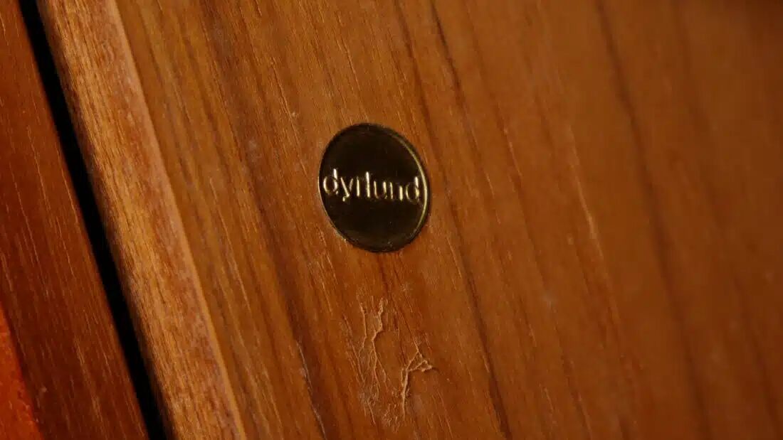 Vintage sideboard | 220 cm Dyrlund | 1960s | Tambour doors