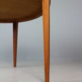 Teak Round Severin Hansen Coffee Table for Haslev Mobelfabrik by Bovenkamp