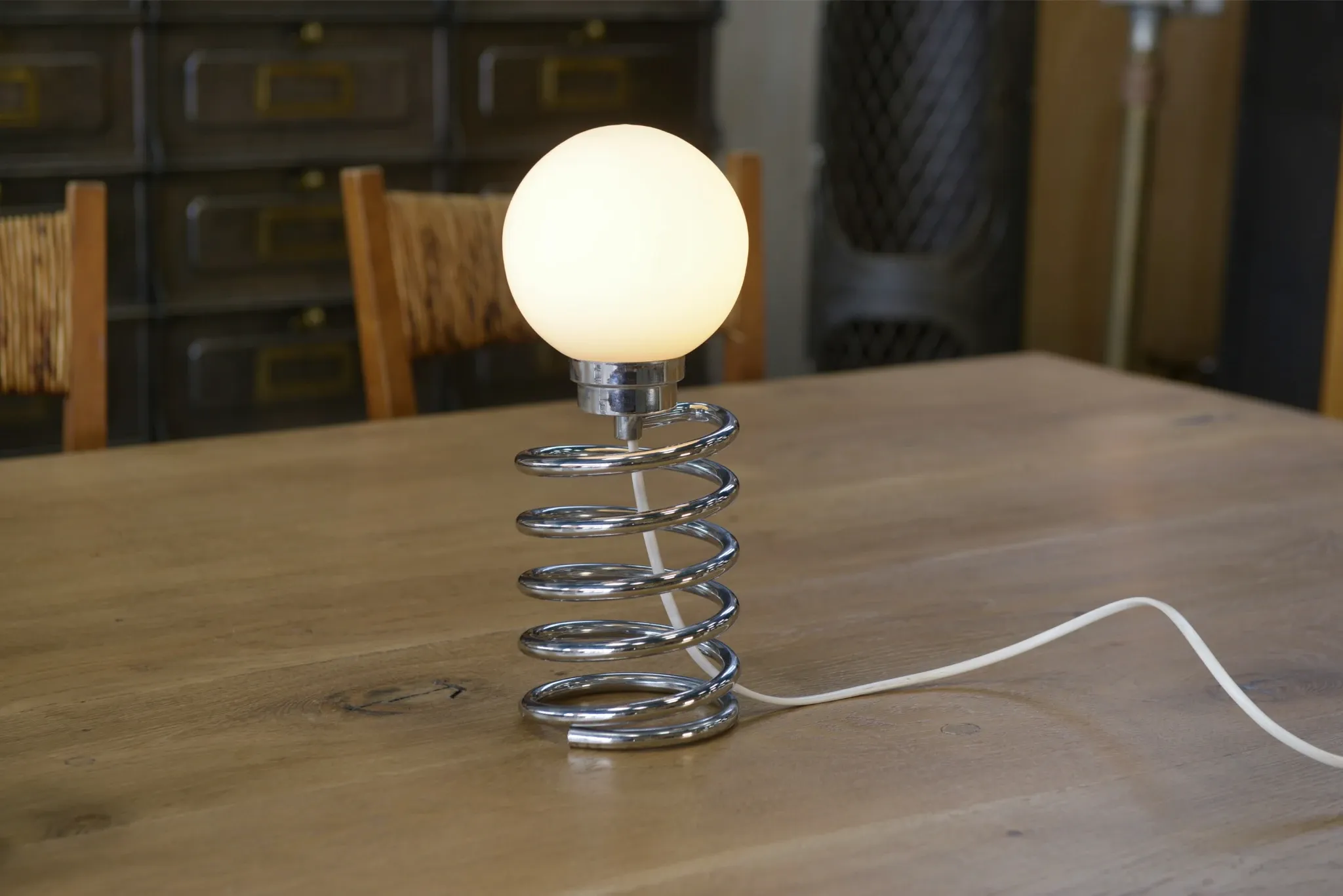 Pair of designer lamps model Spring by Ingo Maurer 20th century