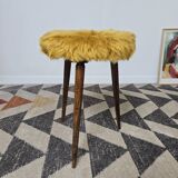 Wooden tripod stool
