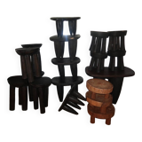 Set of 40 Senufo stools