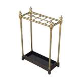 Porte-parapluie victorien tardif de laiton