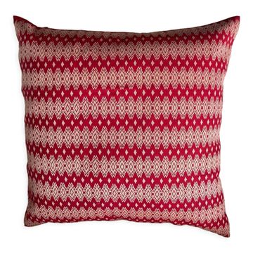 Coussin Kachin rouge beige 50x50 cm
