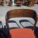 6 Baumann sled chairs in rosewood from the 1960s.